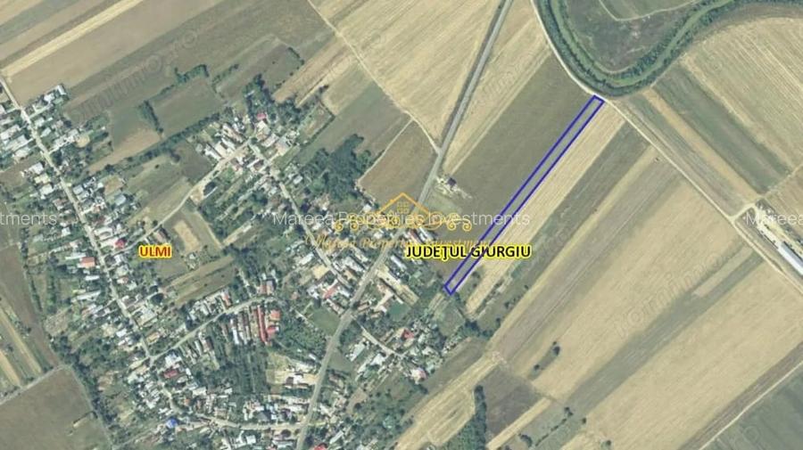 Teren, 7470 mp Trestieni Ulmi si casa