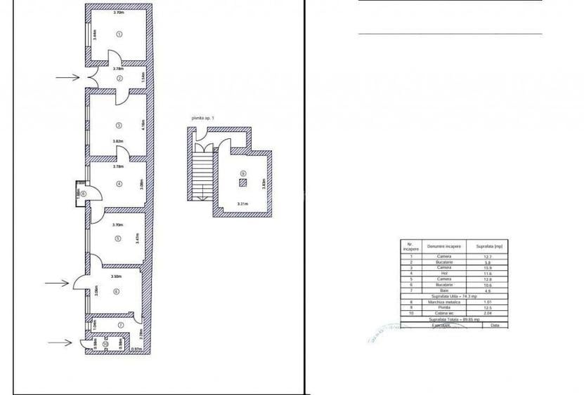Apartament 3 camere la curte, pivnita, centrala, Armeneasca- - 6