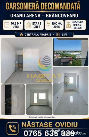 Garsonieră decomandată în Central