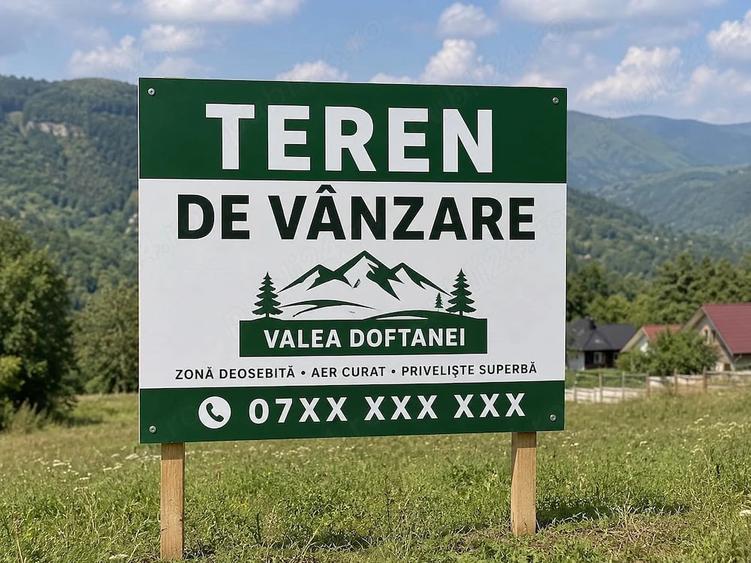 Teren de 100 mp, în Valea Doftanei