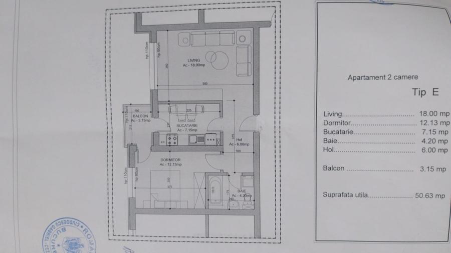 Apartament cu 2 camere decomandat, mobilat în Grozăvești