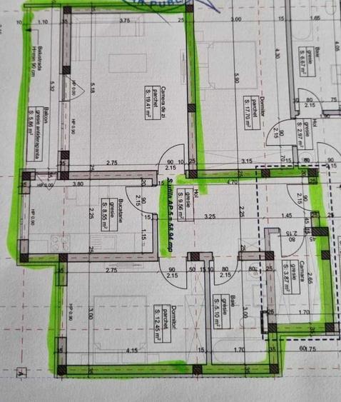 Apartament cu 2 camere decomandat în Giroc