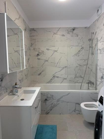 Apartament cu 2 camere nedecomandat, mobilat în Băneasa