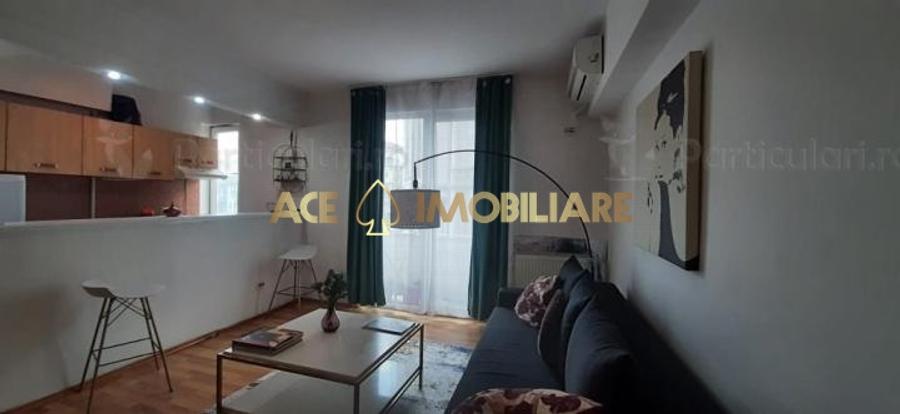 Apartament cu 2 camere semidecomandat, mobilat în Ultracentral
