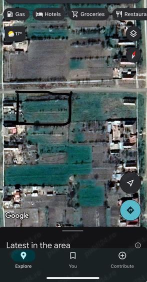 Teren de 2000 mp, în Rudna