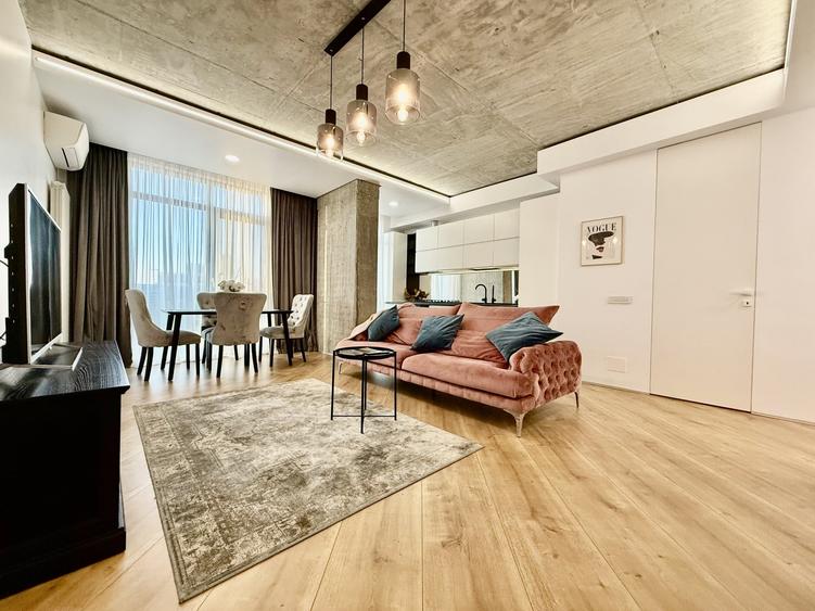 Apartament cu 2 camere semidecomandat, mobilat în Floreasca