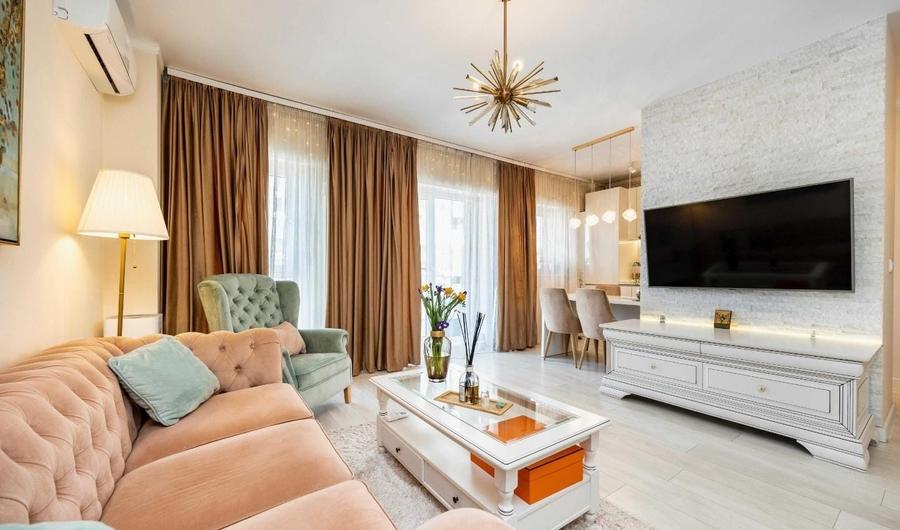 Apartament cu 2 camere semidecomandat în Pipera