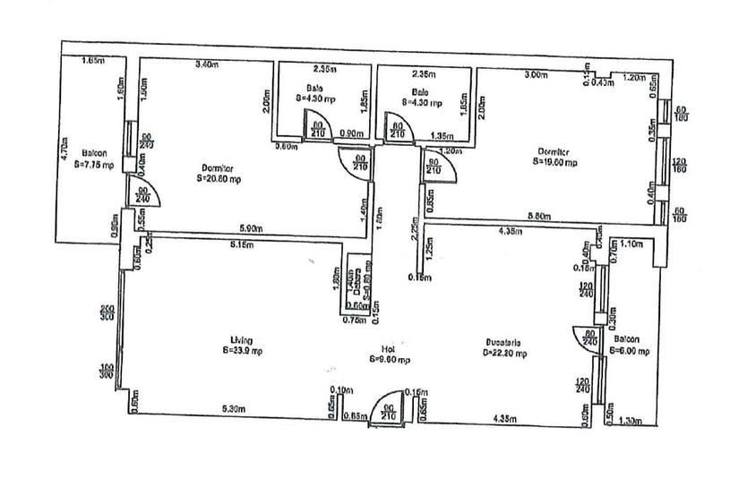 Apartament cu 3 camere decomandat în Calea Dumbrăvii
