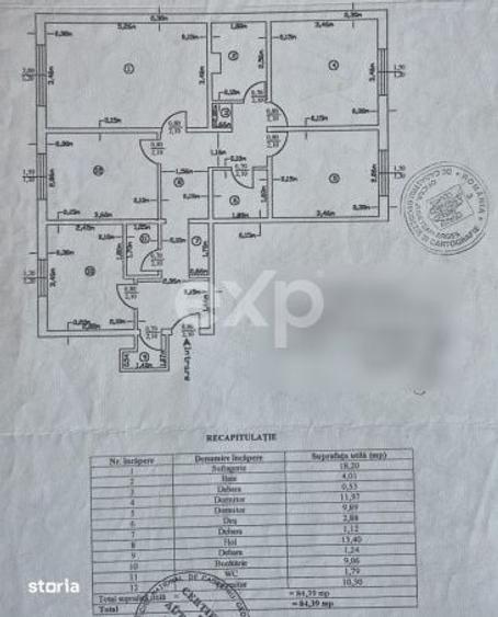 Apartament cu 4 camere în Central