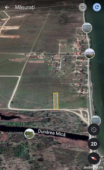 Teren de 5000 mp, în Ostrovu Corbului