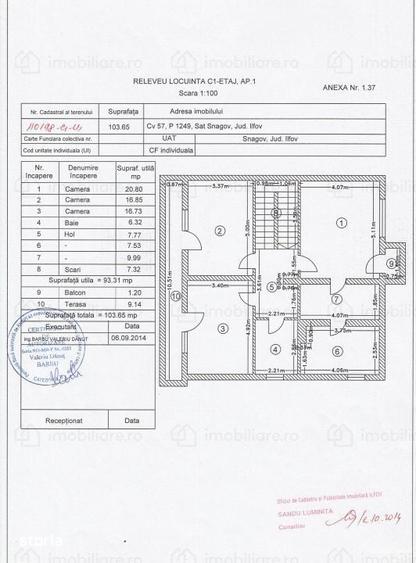 Casă cu 6 camere cu Teren 550 Mp în Snagov