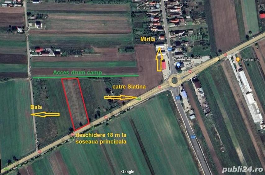 Teren de 2555 mp, în Central