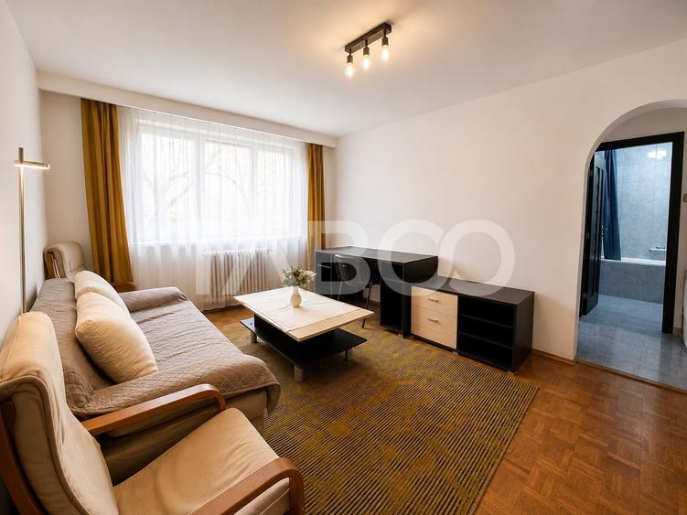 Apartament cu 2 camere semidecomandat, mobilat în Semicentral