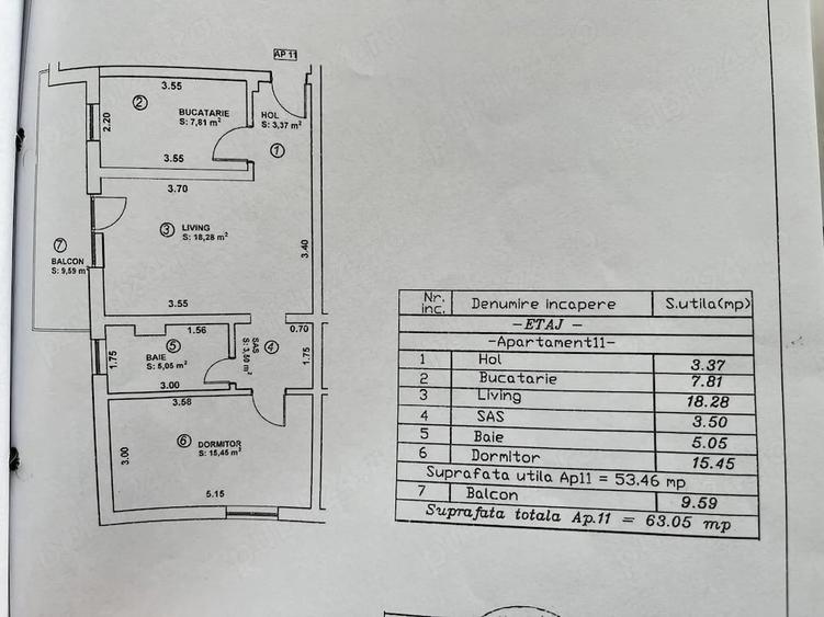 Apartament cu 2 camere semidecomandat în Exterior Vest