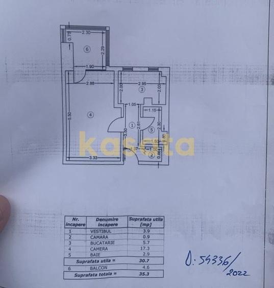 Apartament cu 2 camere decomandat, mobilat în Iancului