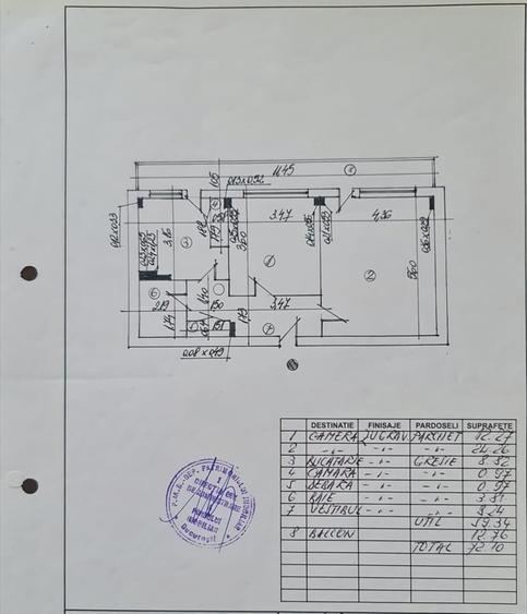 Apartament cu 2 camere decomandat în Nerva Traian