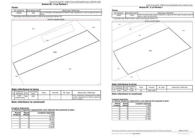 1.312 mp Teren intravilan construibil , Bolintin-Vale, Str. Libertatii - toate utilitatile - 3