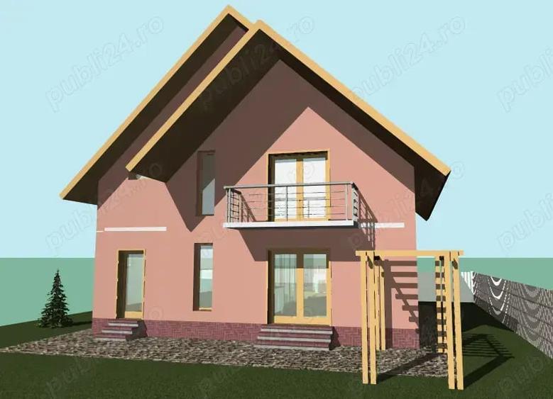 Casă cu 5 camere cu Teren 823 Mp în Horpaz
