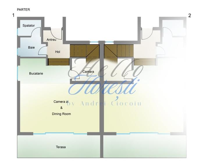 Duplex cu 5 camere cu Canalizare în Făget