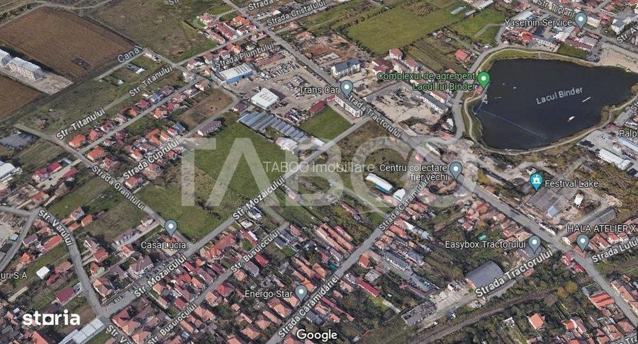 Teren 4954 mp pentru locuinte colective S+P+3E+ER/M zona Piata Cluj