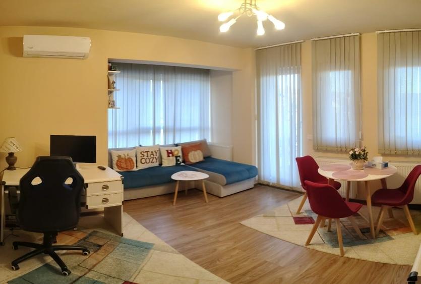 Apartament cu 2 camere semidecomandat, mobilat în Dâmbul Rotund