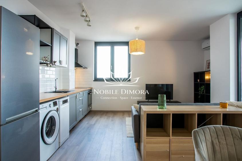 Apartament cu 2 camere semidecomandat, mobilat în Take Ionescu