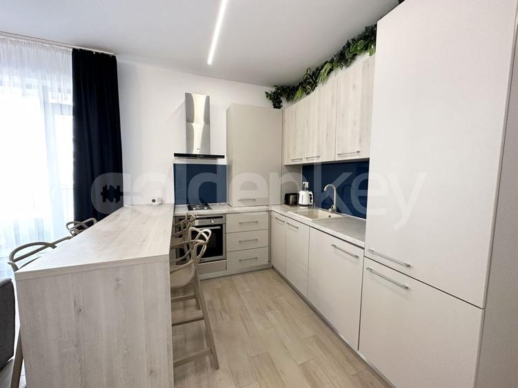 Apartament cu 2 camere semidecomandat, mobilat în Nord