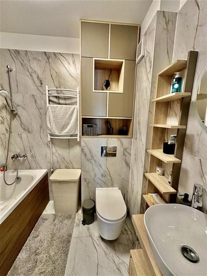 Apartament cu 2 camere semidecomandat, mobilat în Nordului