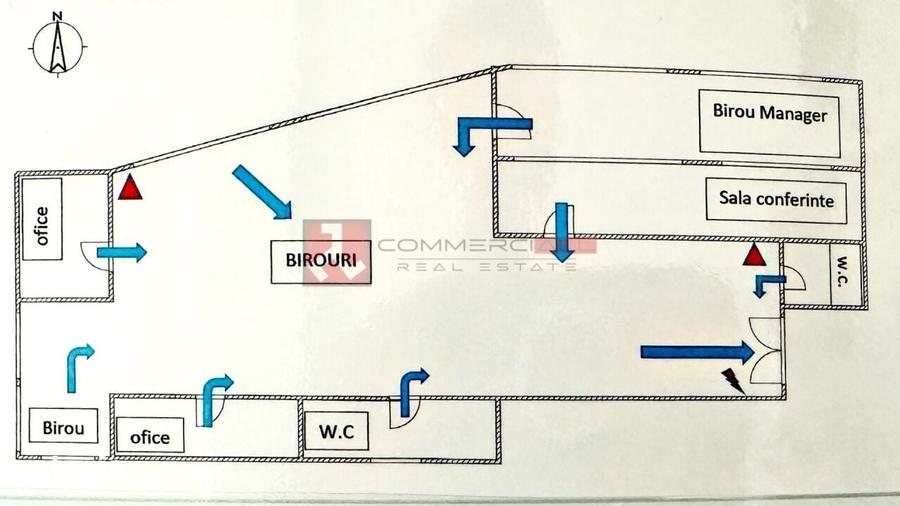 Spațiu comercial, de 165 mp, în Florilor