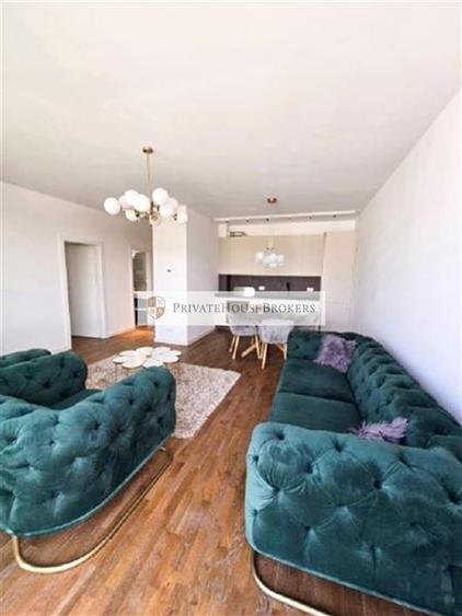 Apartament cu 2 camere semidecomandat, mobilat în Băneasa
