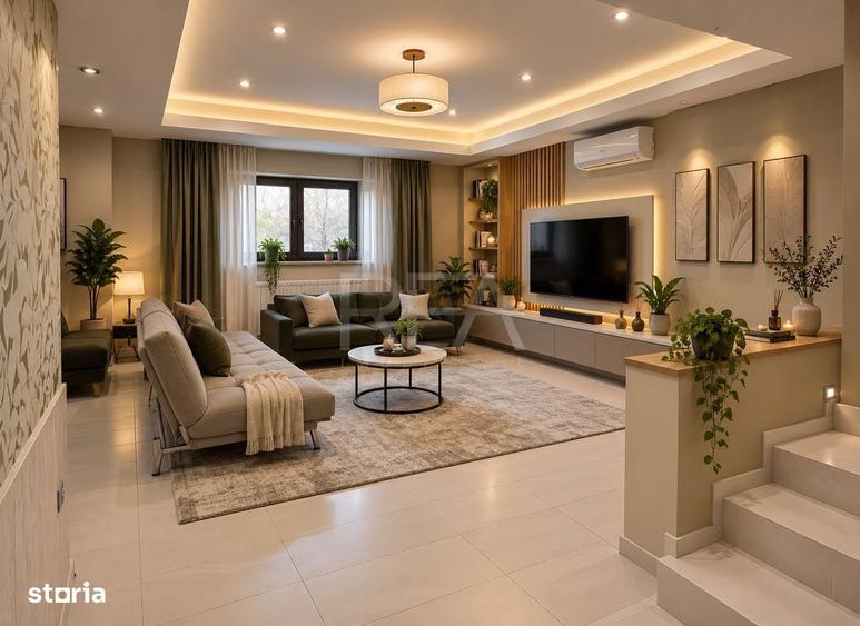Apartament cu 2 camere semidecomandat, mobilat în Moșilor