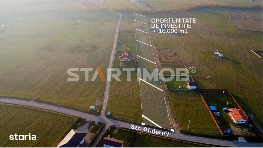 Teren de 1100 mp, în Glăjărie