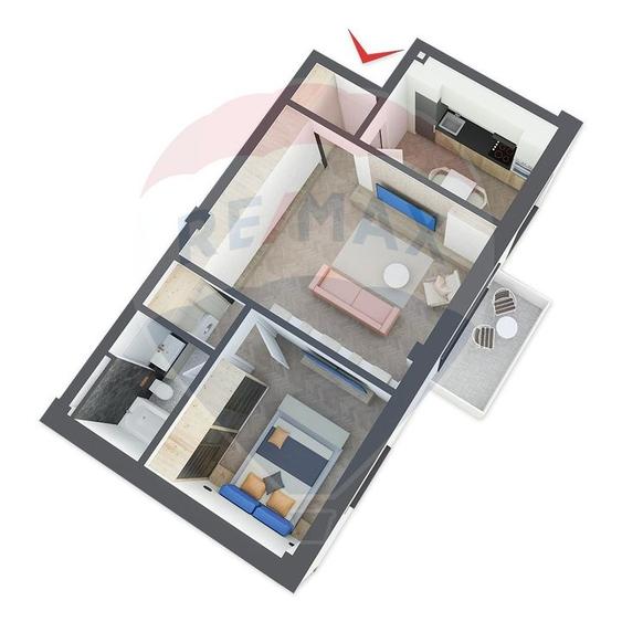 Apartament cu 2 camere decomandat în Calea Clujului