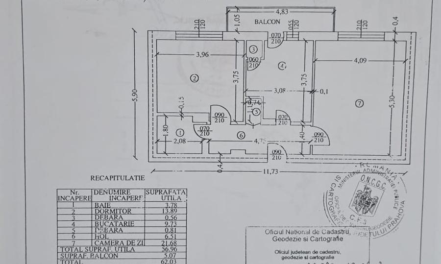 Apartament 2 camere, mobilat, zona ultracentrala a Orasului Ploiesti. - 11