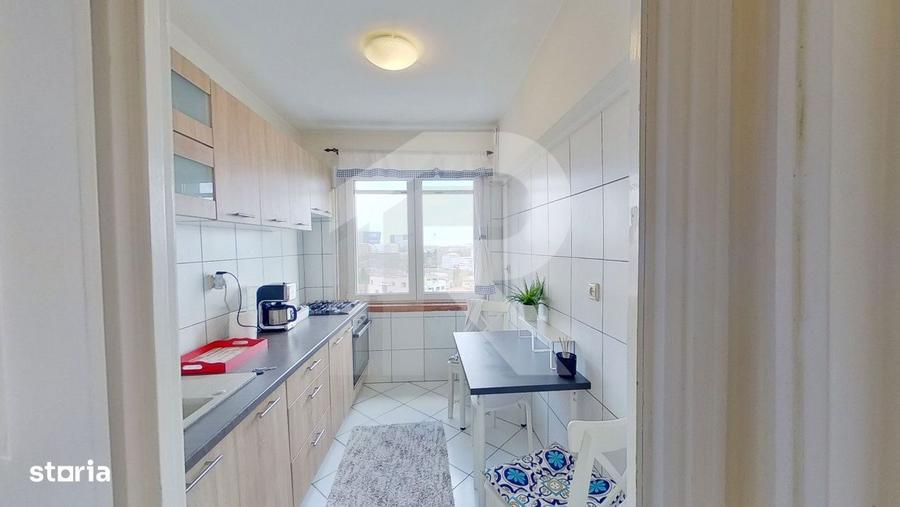 Apartament cu 3 camere, mobilat în 1 Mai