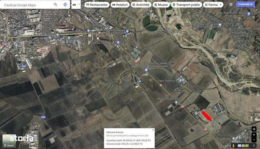Teren 46000 mp in intravilanul Municipiului Buzau - 1