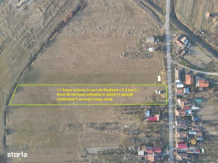 Teren 1,1 Hectare Toate Utilitatile Acces Asfalt - 5