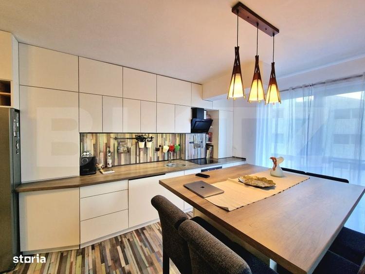 Apartament 2 camere, 52mp, mobilat modern, parcare, Edgar Quinet - 1