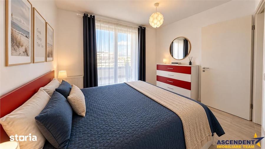 Apartament cu 2 camere, mobilat în Tractorul