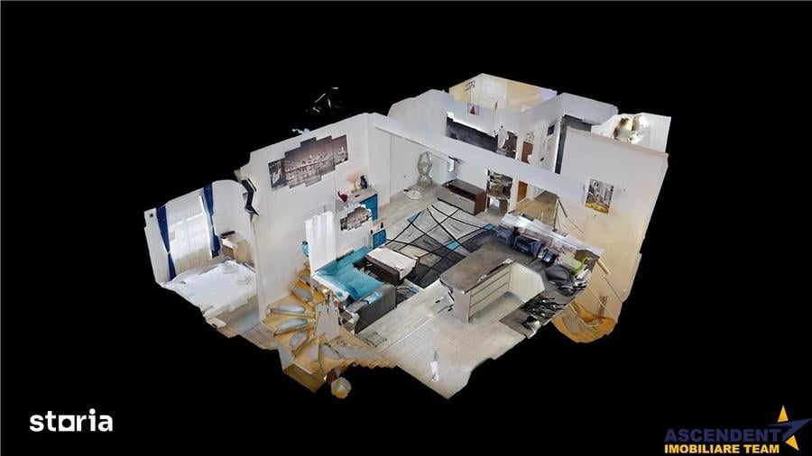 Apartament cu 3 camere decomandat în Tractorul