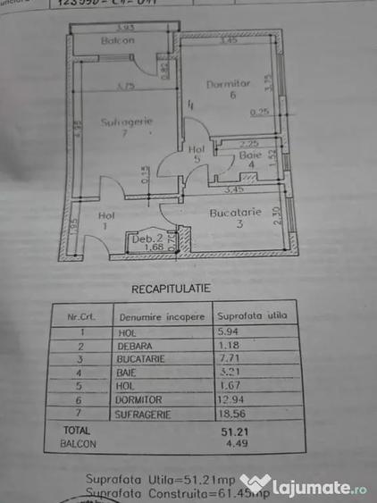 Apartament cu 2 camere decomandat, mobilat în Vest