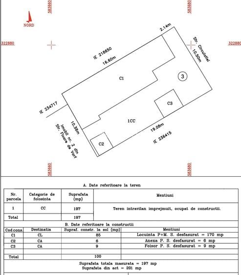 Proprietar - Casa 5 cam 170mp, 200mp curte - Sector 5 Bucuresti