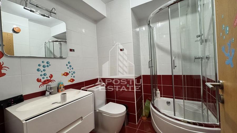 Apartament cu 3 camere semidecomandat, mobilat în Șagului