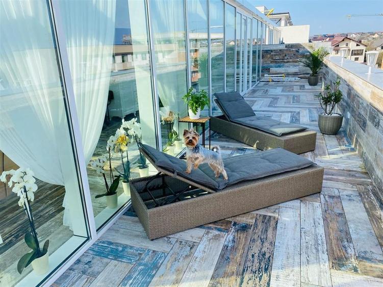 Penthouse cu 3 camere decomandat, mobilat în Obcini