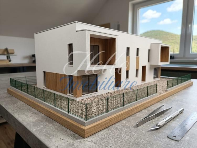 Duplex cu 4 camere cu Canalizare în Florești