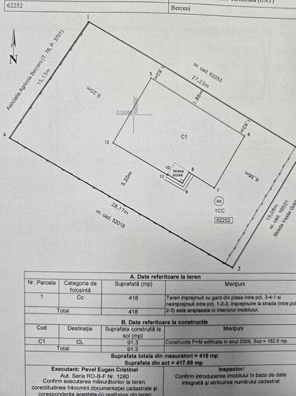 Casă individuală cu 3 camere cu Canalizare în Berceni