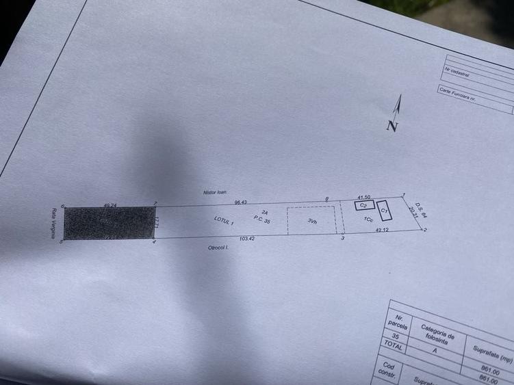 Casă cu 2 camere în Brăești