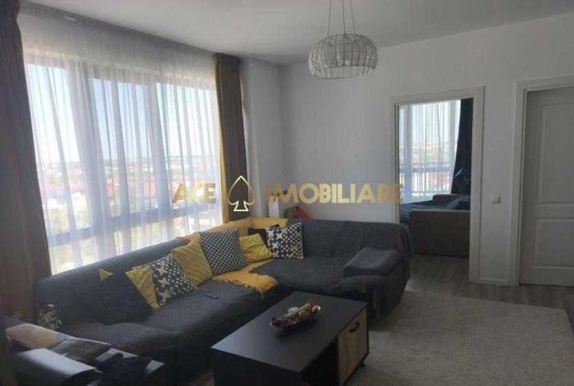 Apartament cu 3 camere semidecomandat, mobilat în Voluntari