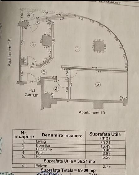 Apartament cu 2 camere decomandat, mobilat în Brătianu