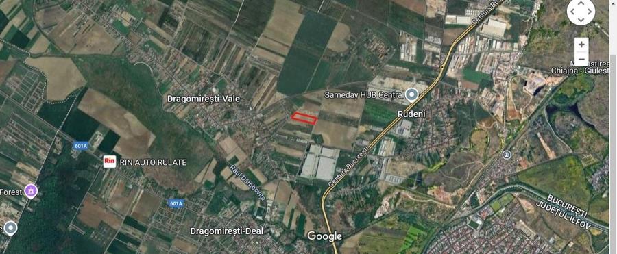 Teren Construcții intravilan de 15600 mp, în Dragomirești-Deal